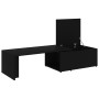 Mesa de centro madera contrachapada negro 150x50x35 cm de vidaXL, Mesas de centro - Ref: Foro24-801338, Precio: 79,50 €, Desc...