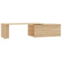 Mesa de centro madera contrachapada color roble 150x50x35 cm de vidaXL, Mesas de centro - Ref: Foro24-801340, Precio: 63,55 €...