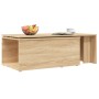 Mesa de centro madera contrachapada color roble 150x50x35 cm de vidaXL, Mesas de centro - Ref: Foro24-801340, Precio: 63,55 €...