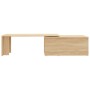 Mesa de centro madera contrachapada color roble 150x50x35 cm de vidaXL, Mesas de centro - Ref: Foro24-801340, Precio: 63,55 €...