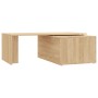 Mesa de centro madera contrachapada color roble 150x50x35 cm de vidaXL, Mesas de centro - Ref: Foro24-801340, Precio: 63,55 €...