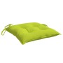 Gartenstuhlkissen, 2 Stück, grüner Oxford-Stoff, 40 x 40 x 7 cm von vidaXL, Kissen für Stühle und Sofas - Ref: Foro24-361483,...