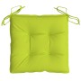 Cojines de silla de jardín 2 uds tela Oxford verde 40x40x7 cm de vidaXL, Cojines para sillas y sofás - Ref: Foro24-361483, Pr...