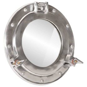 Aluminum and glass wall porthole mirror Ø30 cm by vidaXL, Mirrors - Ref: Foro24-357848, Price: 48,99 €, Discount: %