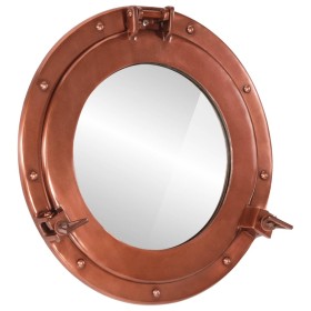 Aluminum and glass wall porthole mirror Ø38 cm by vidaXL, Mirrors - Ref: Foro24-357857, Price: 62,99 €, Discount: %