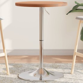 Solid beech wood high table Ø50x90.5 cm by vidaXL, Kitchen and dining tables - Ref: Foro24-3270620, Price: 98,39 €, Discount: %