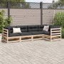 Gartensofa-Set 5-teilig aus massivem Kiefernholz von vidaXL, Gartensets - Ref: Foro24-3299430, Preis: 286,41 €, Rabatt: %