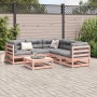 6-piece garden sofa set with Douglas fir wood cushions by vidaXL, Garden sets - Ref: Foro24-3299447, Price: 557,29 €, Discoun...