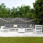 Garden sofa set 10 pieces solid white pine wood by vidaXL, Garden sets - Ref: Foro24-3250681, Price: 685,44 €, Discount: %