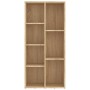 Estantería madera contrachapada color roble Sonoma 50x25x106cm de vidaXL, Librerías y estanterías - Ref: Foro24-801110, Preci...