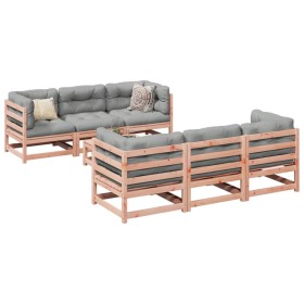 Garden sofa set 7 pieces solid Douglas fir wood by vidaXL, Garden sets - Ref: Foro24-3299299, Price: 386,50 €, Discount: %