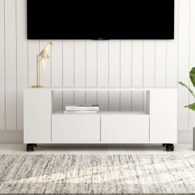 Black plywood TV cabinet 120x35x48 cm by vidaXL, TV Furniture - Ref: Foro24-801346, Price: 99,99 €, Discount: %