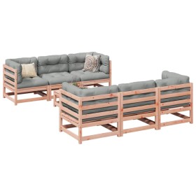 7-piece garden sofa set with Douglas fir wood cushions by vidaXL, Garden sets - Ref: Foro24-3299303, Price: 671,02 €, Discoun...