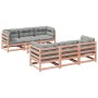 7-teiliges Gartensofa-Set mit Kissen aus Douglasienholz von vidaXL, Gartensets - Ref: Foro24-3299303, Preis: 671,02 €, Rabatt: %