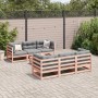 7-teiliges Gartensofa-Set mit Kissen aus Douglasienholz von vidaXL, Gartensets - Ref: Foro24-3299303, Preis: 671,02 €, Rabatt: %