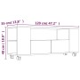 Black plywood TV cabinet 120x35x48 cm by vidaXL, TV Furniture - Ref: Foro24-801346, Price: 99,44 €, Discount: %