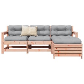 Gartensofa-Set 4-teilig aus massivem Douglasienholz von vidaXL, Gartensets - Ref: Foro24-3250802, Preis: 240,51 €, Rabatt: %