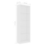 Estantería de 5 niveles madera contrachapada blanca 60x24x175cm de vidaXL, Librerías y estanterías - Ref: Foro24-800882, Prec...