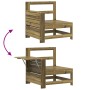 Garden sofa set 4 pieces impregnated pine wood by vidaXL, Garden sets - Ref: Foro24-3250771, Price: 280,99 €, Discount: %