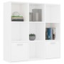 Weißes Sperrholzregal 98x30x98 cm von vidaXL, Bücherregale und Regale - Ref: Foro24-801116, Preis: 88,03 €, Rabatt: %