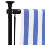 Exterior roller blind steel fabric blue white 200x270 cm by vidaXL, Awnings - Ref: Foro24-368767, Price: 75,27 €, Discount: %