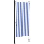 Außenrollo Stahlgewebe blau weiß 120x270 cm von vidaXL, Markisen - Ref: Foro24-368765, Preis: 51,28 €, Rabatt: %