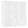 Estantería de madera contrachapada blanco 98x30x98 cm de vidaXL, Librerías y estanterías - Ref: Foro24-801116, Precio: 91,19 ...