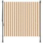 Orange and white steel fabric exterior roller blind by vidaXL, Awnings - Ref: Foro24-368771, Price: 75,14 €, Discount: %