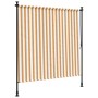 Orange and white steel fabric exterior roller blind by vidaXL, Awnings - Ref: Foro24-368771, Price: 75,14 €, Discount: %