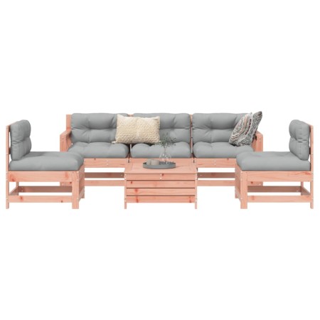 Garden sofa set 6 pieces solid Douglas fir wood by vidaXL, Garden sets - Ref: Foro24-3250738, Price: 346,00 €, Discount: %