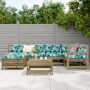 Gartensofa-Set 7-teilig aus imprägniertem Kiefernholz von vidaXL, Gartensets - Ref: Foro24-3250911, Preis: 431,03 €, Rabatt: %