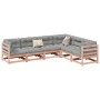 6-piece garden sofa set with Douglas fir wood cushions by vidaXL, Garden sets - Ref: Foro24-3299458, Price: 597,99 €, Discoun...