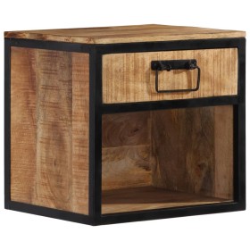 Nachttisch aus massivem Mangoholz, 40 x 35 x 40 cm von vidaXL, Nachttische - Ref: Foro24-358913, Preis: 74,57 €, Rabatt: %