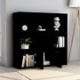 Estantería de madera contrachapada negro 98x30x98 cm de vidaXL, Librerías y estanterías - Ref: Foro24-801117, Precio: 91,98 €...