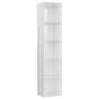 Glossy white plywood shelf 40x30x189 cm by vidaXL, Bookcases and shelves - Ref: Foro24-800960, Price: 79,34 €, Discount: %