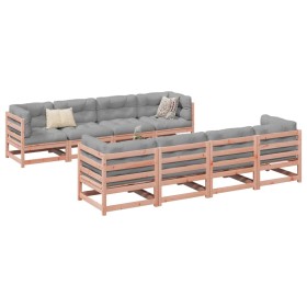 9-piece garden sofa set with Douglas fir wood cushions by vidaXL, Garden sets - Ref: Foro24-3299360, Price: 885,47 €, Discoun...