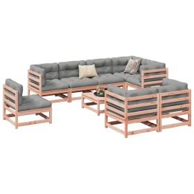 9-teiliges Gartensofa-Set mit Kissen aus Douglasienholz von vidaXL, Gartensets - Ref: Foro24-3299514, Preis: 904,08 €, Rabatt: %