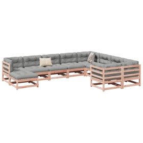 Garden sofa set 10 pieces solid Douglas fir wood by vidaXL, Garden sets - Ref: Foro24-3299638, Price: 553,99 €, Discount: %