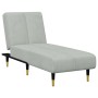 Zweiteilige Sofagarnitur aus hellgrauem Samt von vidaXL, Sofas - Ref: Foro24-3216295, Preis: 355,99 €, Rabatt: %