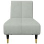 Zweiteilige Sofagarnitur aus hellgrauem Samt von vidaXL, Sofas - Ref: Foro24-3216295, Preis: 355,99 €, Rabatt: %