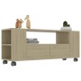 Mueble para TV madera contrachapada roble Sonoma 120x35x48 cm de vidaXL, Muebles TV - Ref: Foro24-801349, Precio: 100,77 €, D...