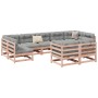 9-piece garden sofa set with Douglas fir wood cushions by vidaXL, Garden sets - Ref: Foro24-3299631, Price: 926,27 €, Discoun...