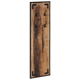 Solid rough mango wood coat rack 35x8x110 cm by vidaXL, Hat and coat racks - Ref: Foro24-358918, Price: 57,85 €, Discount: %