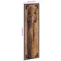 Solid rough mango wood coat rack 35x8x110 cm by vidaXL, Hat and coat racks - Ref: Foro24-358918, Price: 57,85 €, Discount: %