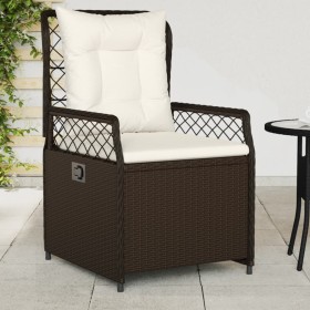 Garden recliners 2 pcs brown synthetic rattan by vidaXL, Garden chairs - Ref: Foro24-368662, Price: 209,99 €, Discount: %