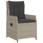 Garden recliners 2 pcs light gray synthetic rattan by vidaXL, Garden chairs - Ref: Foro24-368657, Price: 204,91 €, Discount: %