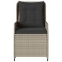 Garden recliners 2 pcs light gray synthetic rattan by vidaXL, Garden chairs - Ref: Foro24-368657, Price: 204,91 €, Discount: %