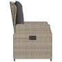 Garden recliners 2 pcs light gray synthetic rattan by vidaXL, Garden chairs - Ref: Foro24-368657, Price: 204,91 €, Discount: %