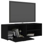 Black plywood TV cabinet 120x34x37 cm by vidaXL, TV Furniture - Ref: Foro24-801153, Price: 54,47 €, Discount: %