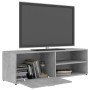 TV stand made of gray concrete plywood 120x34x37 cm by vidaXL, TV Furniture - Ref: Foro24-801156, Price: 50,83 €, Discount: %